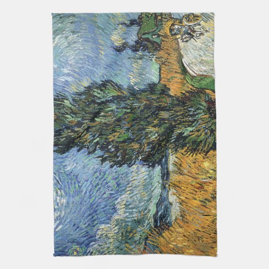 Van Gogh Road mit Cypressionismus Geschirrtuch (Vertikal)