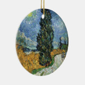 Van Gogh Road mit Cypressionismus Keramik Ornament (Rechts)