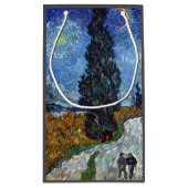 Van Gogh Road mit Cypressionismus Kleine Geschenktüte (Rückseite)