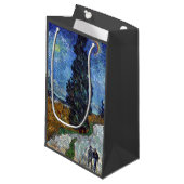 Van Gogh Road mit Cypressionismus Kleine Geschenktüte (Vorderseite Schrägansicht)