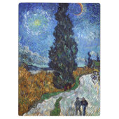 Van Gogh Road mit Cypressionismus Klemmbrett (Rückseite)