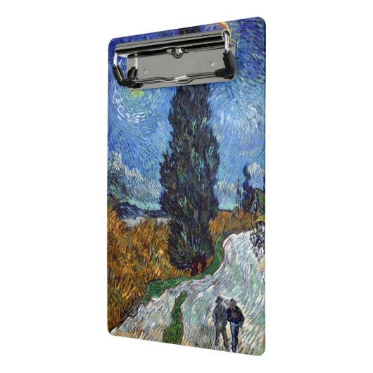 Van Gogh Road mit Cypressionismus Mini Klemmbrett (Gewinkelt2)