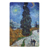Van Gogh Road mit Cypressionismus Mini Klemmbrett (Rückseite)