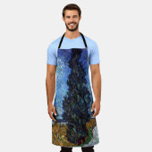 Van Gogh Road mit Cypressionismus Schürze (Getragen)