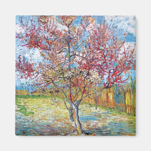 Van Gogh - Rosa Pfirsichbäume Magnet