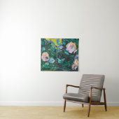 Van Gogh Rosa Rose Wandteppich (Beispiel (Horizontal))