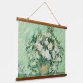 Van Gogh Rose Art Famous Wood Wall Wandteppich Mit Holzrahmen (Gewinkelt)