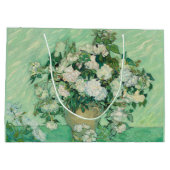 Van Gogh Rose Green Große Geschenktüte (Rückseite)