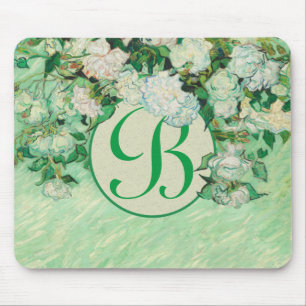 Van Gogh Rose Mousepad