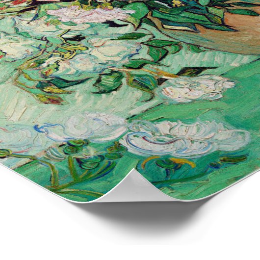 Van Gogh - Rose, Poster (Ecke)
