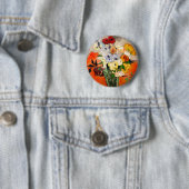 Van Gogh Rose und Anemones Button (Beispiel)