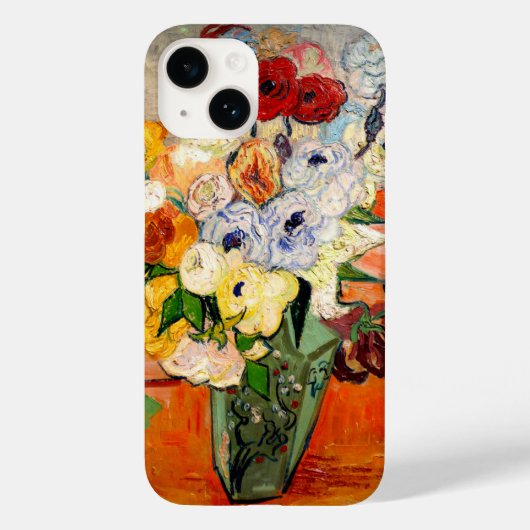 Van Gogh Rose und Anemones Case-Mate iPhone Hülle (Rückseite)