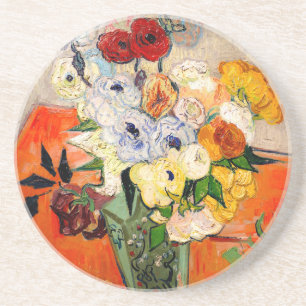Van Gogh Rose und Anemones Getränkeuntersetzer