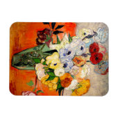 Van Gogh Rose und Anemones Magnet (Horizontal)