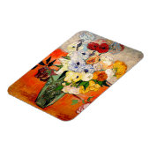 Van Gogh Rose und Anemones Magnet (Linke Seite)