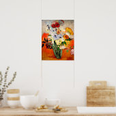 Van Gogh Rose und Anemones Poster (Küche)