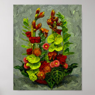 Van Gogh Rosen und andere Blumen Poster