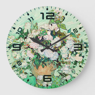 Van Gogh Rosen Wanduhr – Minzeleganz