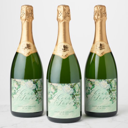 Van Gogh Rosen Wein Label Sekt Etikett (Flaschen)