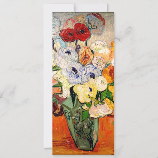 Van Gogh Roses and Anemones Einladung (Vorderseite)