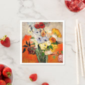 Van Gogh Roses and Anemones Serviette (Beispiel)
