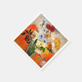 Van Gogh Roses and Anemones Serviette (Ecke)