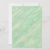 Van Gogh Roses Wedding Invitation Einladung (Rückseite)