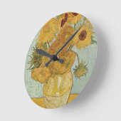 Van Gogh Runde Wanduhr (Winkel)