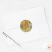Van Gogh Runder Aufkleber (Umschlag)