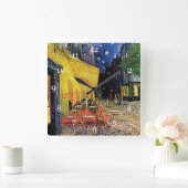 Van Gogh’s famous painting, Choices Quadratische Wanduhr (Zuhause)