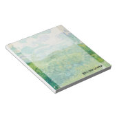 van Gogh’s Green Wheat Fields Personalized Notizblock (angewinkelt)