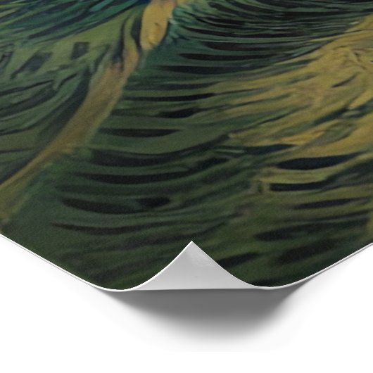 Van Gogh Sailor Boot im Ozean Poster (Ecke)