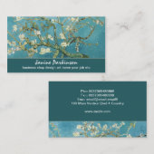 Van Gogh sakura blüht Baum-Visitenkarte Visitenkarte (Vorne/Hinten)