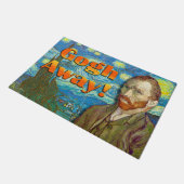 Van Gogh Sarcastic Door Mat Fußmatte (Schrägansicht)
