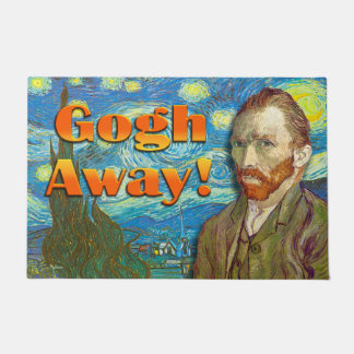 Van Gogh Sarcastic Door Mat Fußmatte