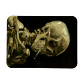 Van Gogh | Schädel mit brennender Zigarette | 1886 Magnet (Horizontal)