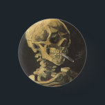 VAN GOGH - Schädel mit Zigarette 1885 Button<br><div class="desc">VAN GOGH - Schädel mit Zigarette 1885
Öl auf Leinwand; Wiedergabe</div>