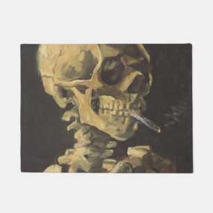 VAN GOGH - Schädel mit Zigarette 1885 Fußmatte