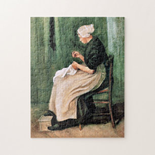 Van Gogh. Scheveninger Frau beim Nähen, Puzzle