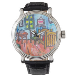 Van Gogh Schlafzimmer mini Armbanduhr