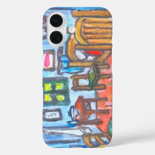 Van Gogh Schlafzimmer mini iPhone 16 Hülle
