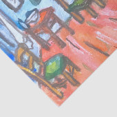 Van Gogh Schlafzimmer mini Seidenpapier (Ausschnitt)