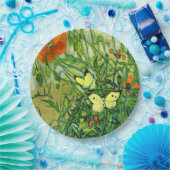 Van Gogh - Schmetterlinge und Mohn Pappteller (Party)