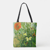 Van Gogh - Schmetterlinge und Mohn Tasche (Rückseite)