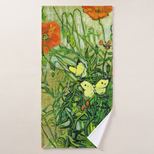 Van Gogh - Schmetterlinge und Pfeffer Badhandtuch Set (Badehandtuch)