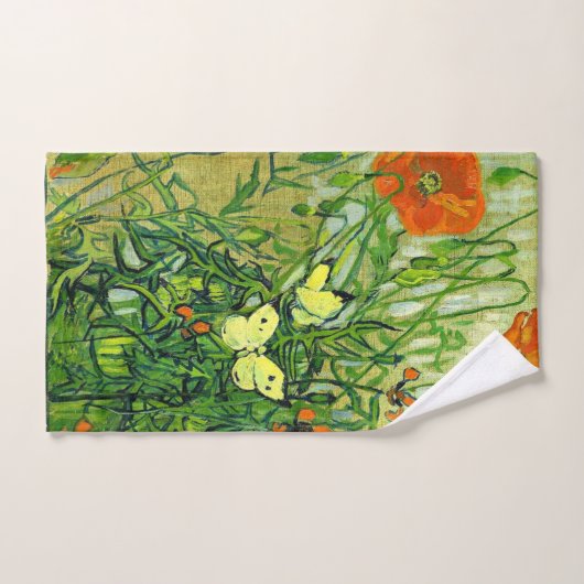 Van Gogh - Schmetterlinge und Pfeffer Badhandtuch Set (Handtuch)