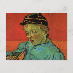 Van Gogh, Schoolboy (Camille Roulin), Vintage Kuns Postkarte