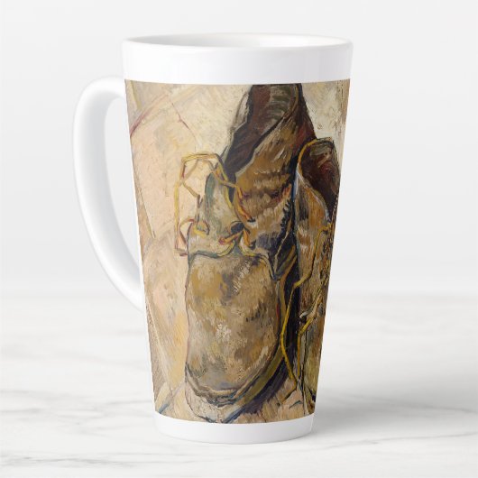 Van Gogh Schuhe Latte-Mug Milchtasse (Linke Ecke)