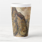 Van Gogh Schuhe Latte-Mug Milchtasse (Vorderseite)