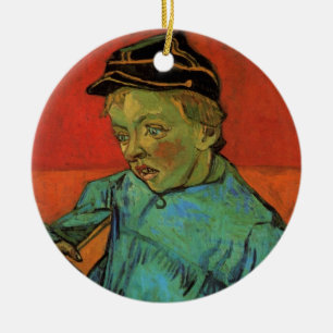 Van Gogh, Schüler (Camille Roulin), Vintage Art Keramikornament